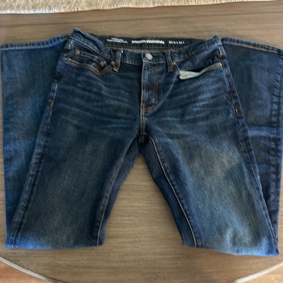 Amazon Essentials men’s bootcut slim jeans, size 30×34. - Picture 2 of 3